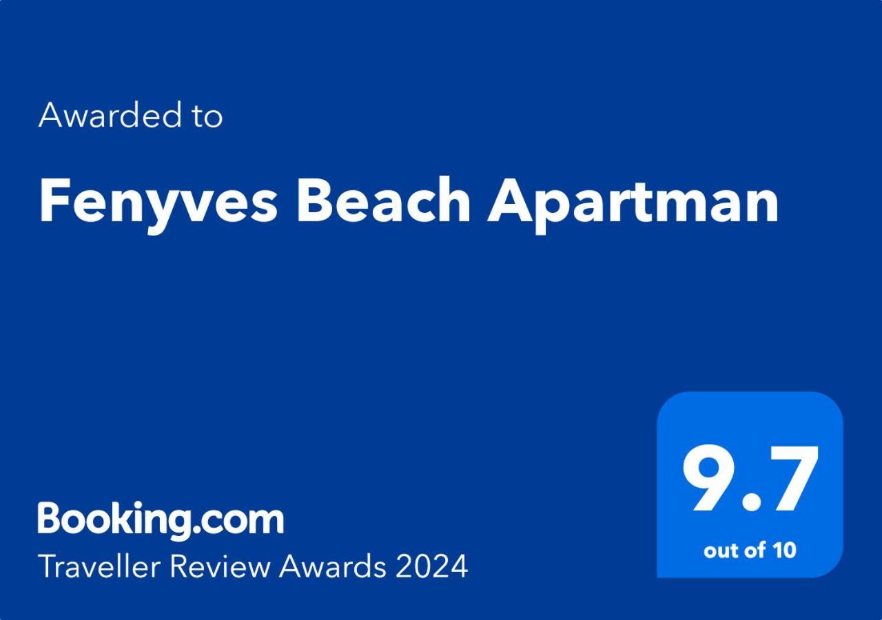 Fenyves Beach Apartman Delux Balatonfenyves Kültér fotó